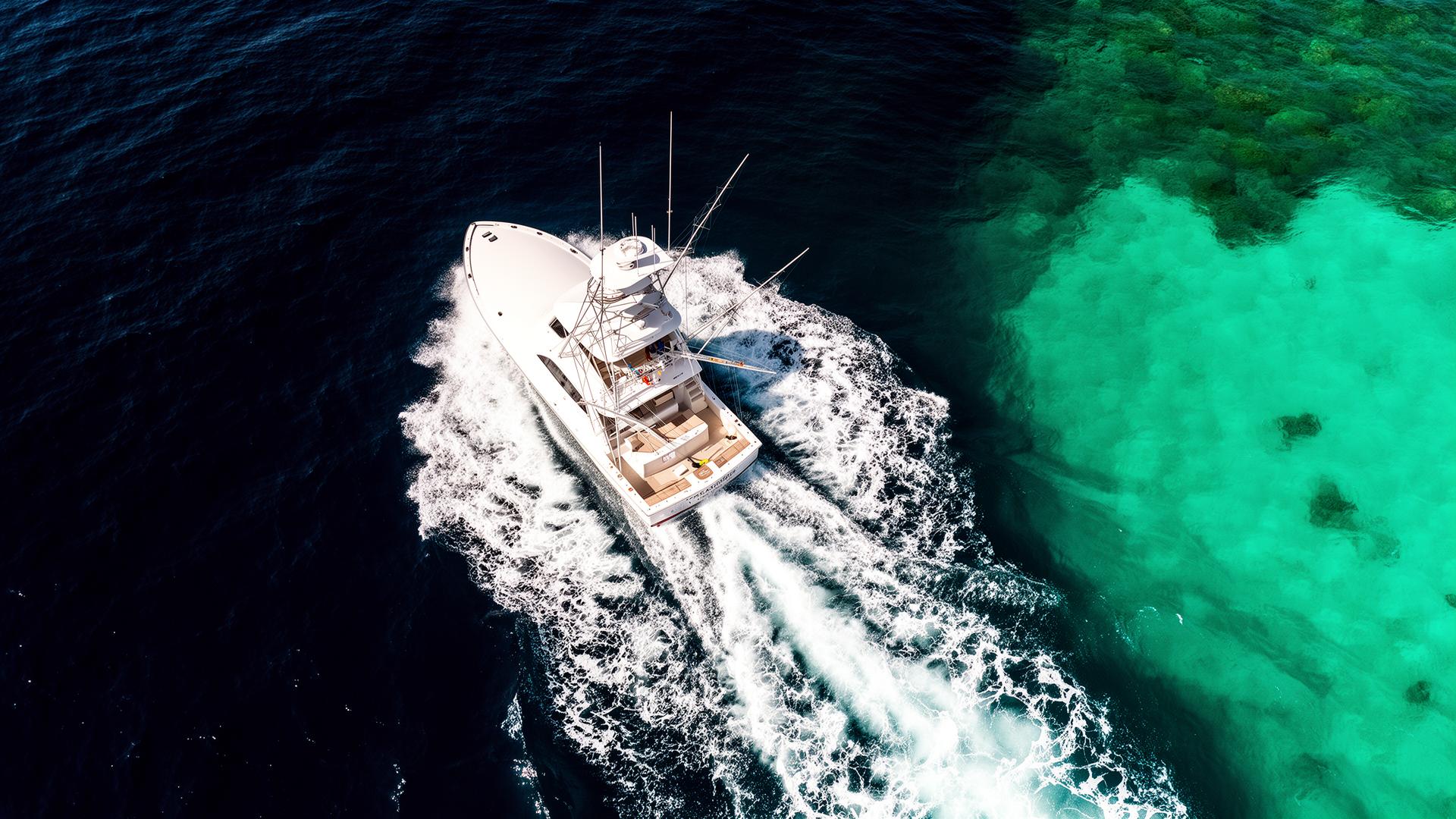 Bateau de pêche au gros en Guadeloupe